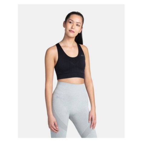 Women's seamless sports bra Kilpi WINIE-W Black