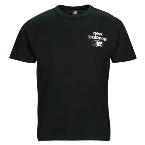 New Balance  Essentials Logo T-Shirt  Tričká s krátkym rukávom Čierna