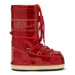 Juniorské vysoké zimné topánky MOON BOOT MB ICON JR GLITTER-D001 RED