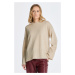 SVETER GANT D1. LOUNGE C-NECK SWEATER SOFT OAT