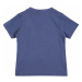 BLUE SEVEN Tričko  modrosivá / biela / oranžová / tyrkysová
