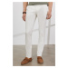 AC&Co / Altınyıldız Classics Men's White Slim Fit Slim Fit Flexible Chino Pants with Side Pocket