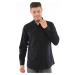 G721 DEWBERRY MEN'S SHIRT-BLACK