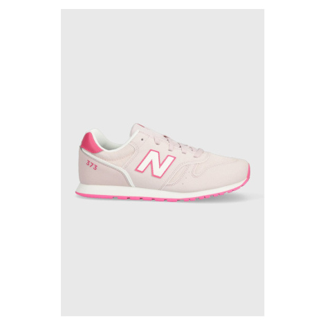 Detské tenisky New Balance NBYC373 ružová farba