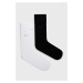 Ponožky Calvin Klein 2-pak pánske, biela farba, 701218631