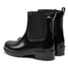 Tommy Hilfiger Gumáky Flag Rainboot FW0FW08213 Čierna