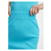 Modrá dámska svetrová midi sukňa ORSAY