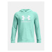 Tyrkysová mikina Under Armour UA Rival Fleece BL Hoodie