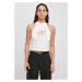 Positive Vibes Turtleneck Short Top White