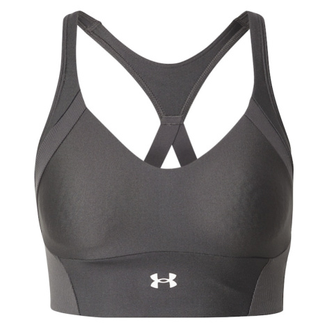 UNDER ARMOUR Športová podprsenka  antracitová / biela