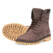 Vasky Farm High Dark Brown - Pánskekožené členkové topánky hnedé jesenné / zimné topánky