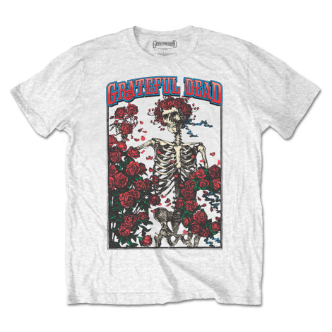 Grateful Dead tričko Bertha & Logo Biela