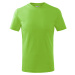 Malfini Basic Detské tričko 138 zelené jablko