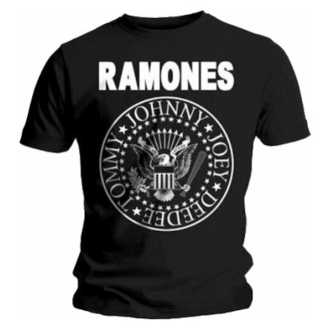 Ramones Tričko Seal Muži Black