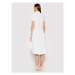 Rinascimento Košeľové šaty CFC0103381003 Biela Regular Fit