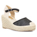 La Modeuse  14735_P39032  Espadrilky Čierna