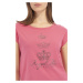 Tričko La Martina Woman T-Shirt S/S 40/1 Cotton Ružová