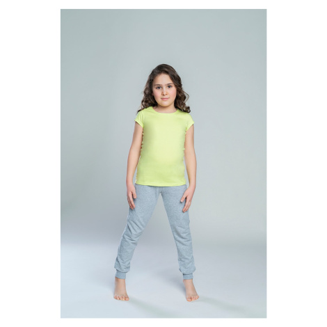 Tola Short Sleeve T-Shirt for Girls - Lime Italian Fashion