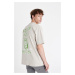 DEFACTO Oversize Wide Pattern Crew Neck Back Printed Short Sleeve T-Shirt