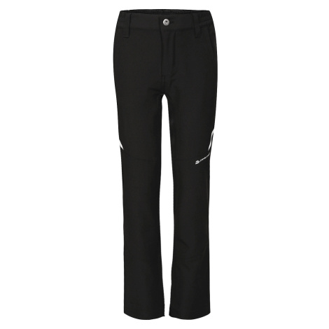 Alpine Pro Cordo Detské softshellové nohavice KPAA324 čierna