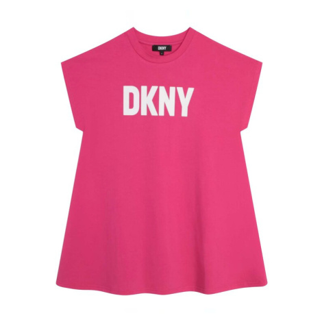DKNY Každodenné šaty D32866 D Ružová Regular Fit