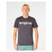 T-Shirt Rip Curl SURF REVIVAL YEH MUMMA TEE Washed Black