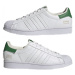 Vychádzková obuv ADIDAS ORIGINALS Superstar cloud white off white green