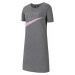 Nike Sportswear Šaty  sivá / ružová