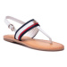 Tommy Hilfiger Sandále Corporate Webbing Flat Sandal FW0FW06232 Biela