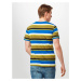 UNITED COLORS OF BENETTON Shirt  modrá / citrónová / biela / žltá / čierna