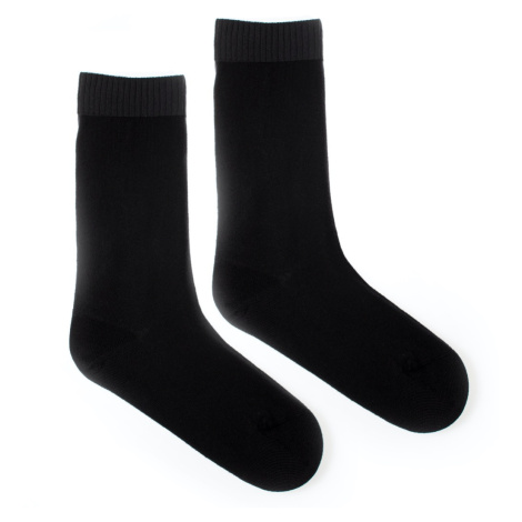 Ponožky Diabetické hypoalergénne čierne 100% bavlna Fusakle