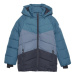 Chlapčenská lyžiarska bunda COLOR KIDS Ski Jacket - Colorblock -Quilt, legion blue