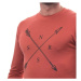 Sensor MERINO ACTIVE SNSR Pánske termo tričko, oranžová, veľkosť