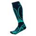 Kilpi ANXO-U Unisex lyžiarske ponožky - merino JU0126KI Tyrkysová