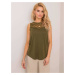 Khaki blouse You don't know me ajok0253. R69