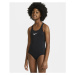 Dievčenské plavecké jednodielne plavky NIKE SWIM RACERBACK ONE PIECE BLACK