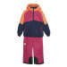 Dievčenský set lyžiarskej bundy s nohavicami COLOR KIDS Ski Set - Colorblock, vivacious