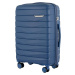 TMAVOMODRÁ 3DIELNA SADA KUFROV WINGS MUR01 3, SET OF 3 WINGS POLIPROPYLÉN SUITCASES L,M,S TITAN 