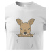 Detské tričko s klokanom - darček pre milovníkov zvierat