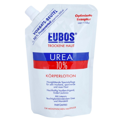 Eubos Dry Skin Urea 10% hydratačné telové mlieko pre suchú a svrbiacu pokožku náhradná náplň