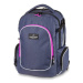 Školský batoh WALKER, Campus Evo, Blue Ivy/Pink