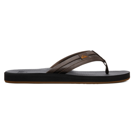 Quiksilver šlapky Carver Squish brown black