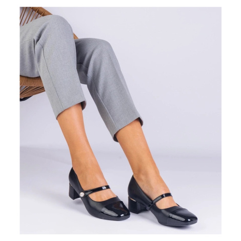 marka niezdefiniowana Black high heels Melody