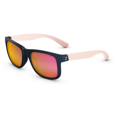 Turistické slnečné okuliare MH T140 pre deti nad 10 rokov kat. 3 ružovomodré QUECHUA