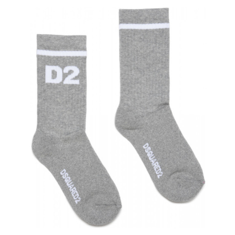 Ponožky Dsquared2 Socks Light Grey Melange Dsquared²