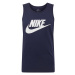 Nike Sportswear Funkčné tričko  tmavomodrá / biela