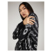 HUGO Oversize sveter 'Sidimmer'  sivá melírovaná / čierna