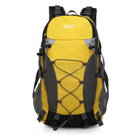 KONO outdoorový športový/turistický batoh 40L - žltá