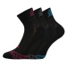 Voxx Evok Dámske extra priedušné ponožky - 3 páry BM000000607100108031 čierna