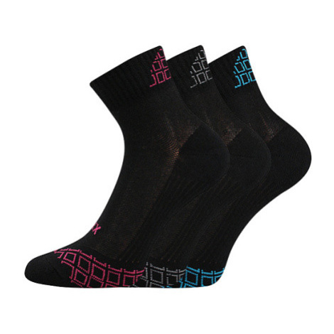 Voxx Evok Dámske extra priedušné ponožky - 3 páry BM000000607100108031 čierna